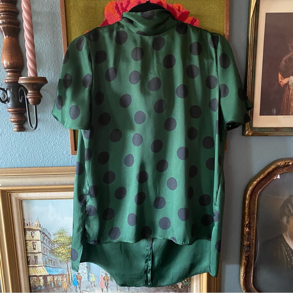 NWOT Zara polka dot top